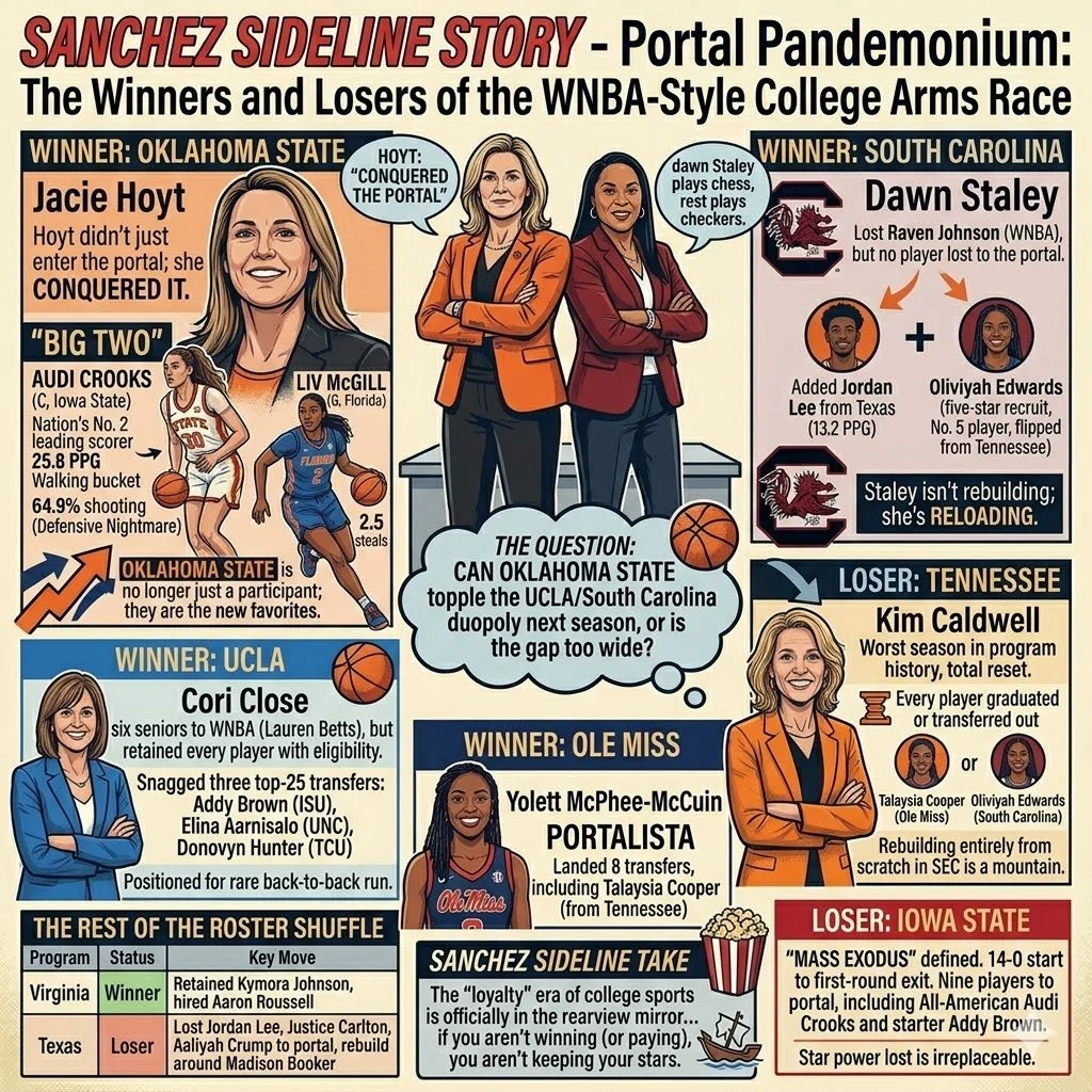 Portal Pandemonium: The Winners and Losers of the WNBA-Style College Arms Race