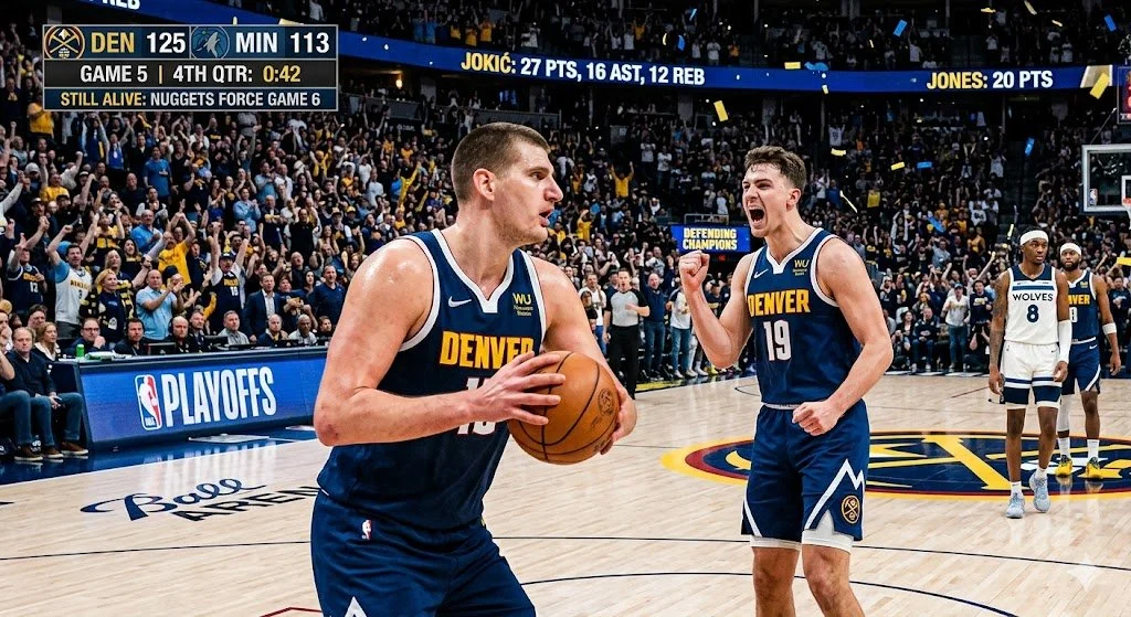Still Alive: Jokić and an Unlikely Hero Stave Off Elimination in Denver