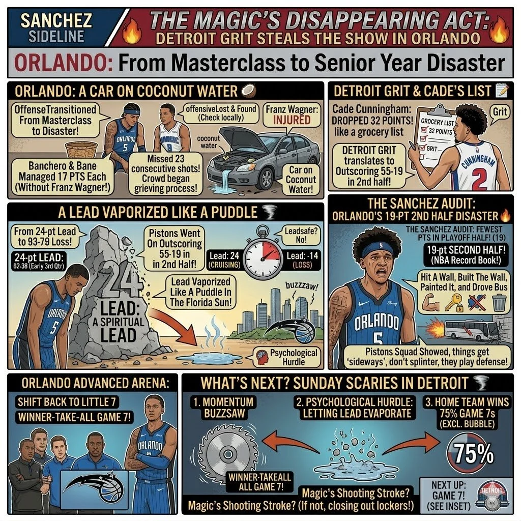 The Magic's Disappearing Act: Detroit Grit Steals the Show in Orlando