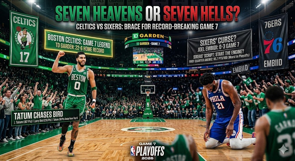 Seven Heavens or Seven Hells? Celtics and Sixers Brace for Record-Breaking Game 7
