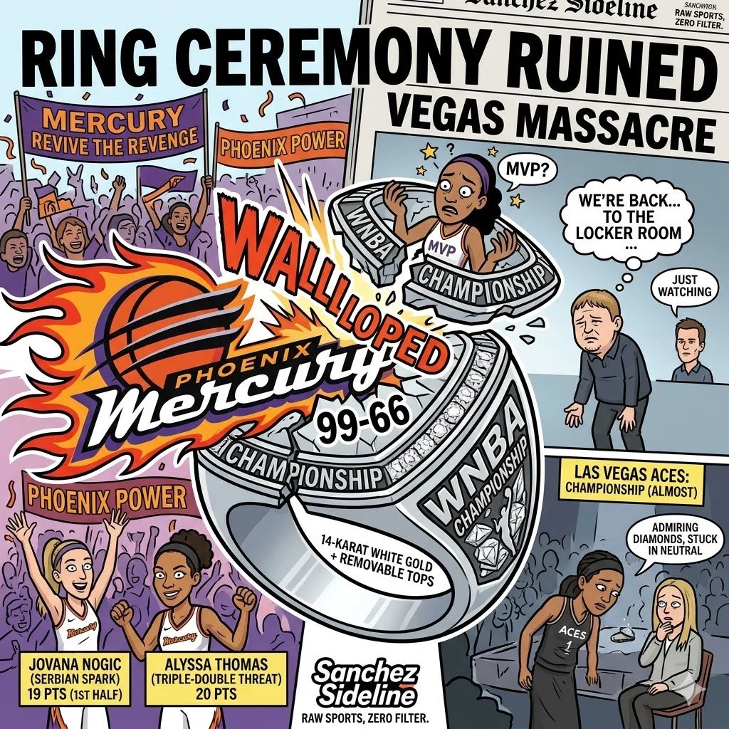 Ring Ceremony Ruined: Mercury Spoil the Party in Vegas Massacre