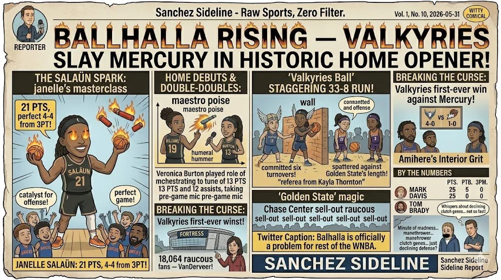Ballhalla Rising — Valkyries Slay Mercury in Historic Home Opener