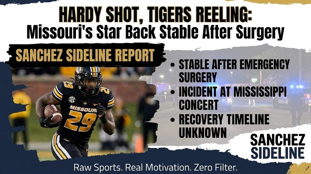 HARDY SHOT, TIGERS REELING: Missouri's Star Back Stable After Surgery