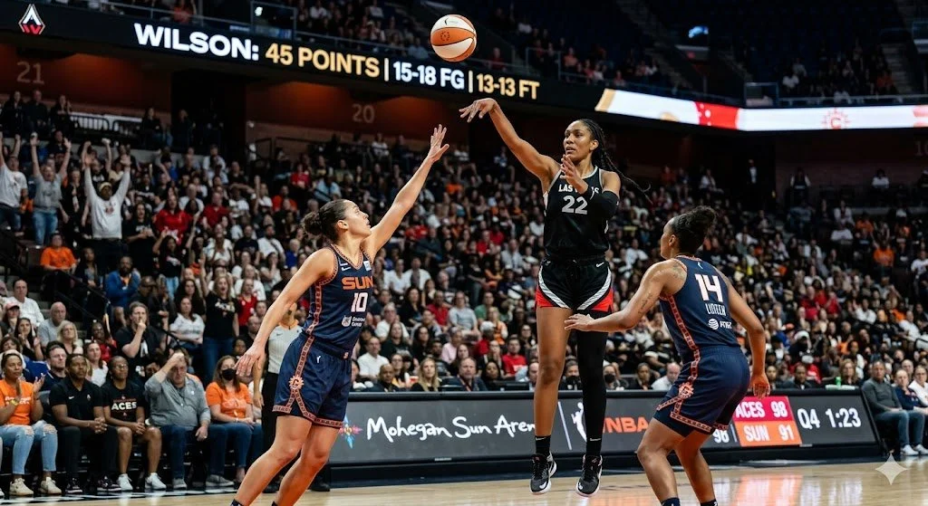 A’ja Wilson Gives Connecticut an Absolute Audit: 45 Points on Disgusting Efficiency