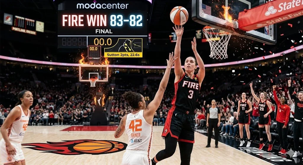 The Fire Alarm Works: Portland Snuffs Out the Sun in an Absolute Heart-Attack Finisher