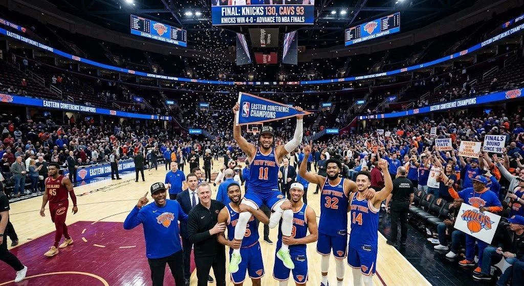 Empire State of Mind: Knicks Sweep Cavs, Blast Into First NBA Finals Since 1999