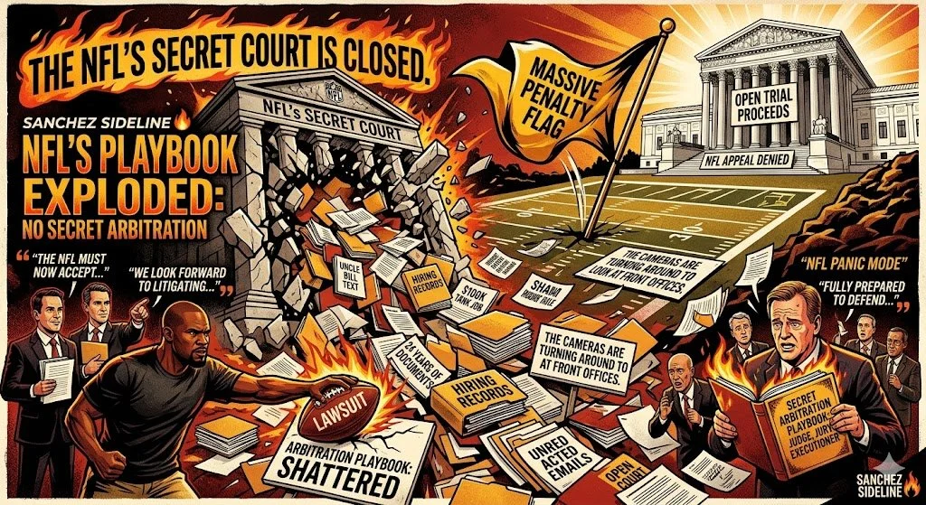 Sanchez Sideline 🔥: The NFL’s Secret Court is Closed