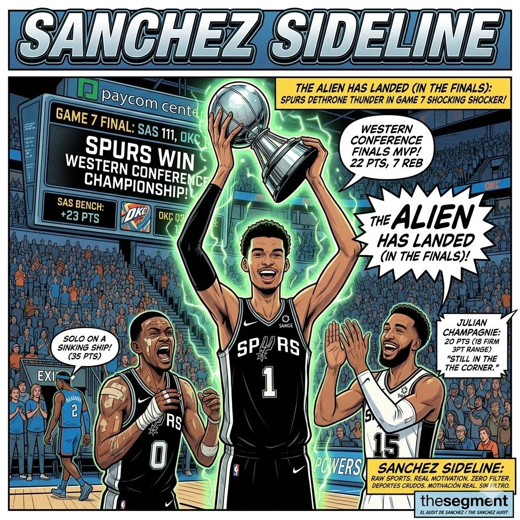 THE ALIEN HAS LANDED (IN THE FINALS): Spurs Dethrone Thunder in Game 7 Shocking Shocker!