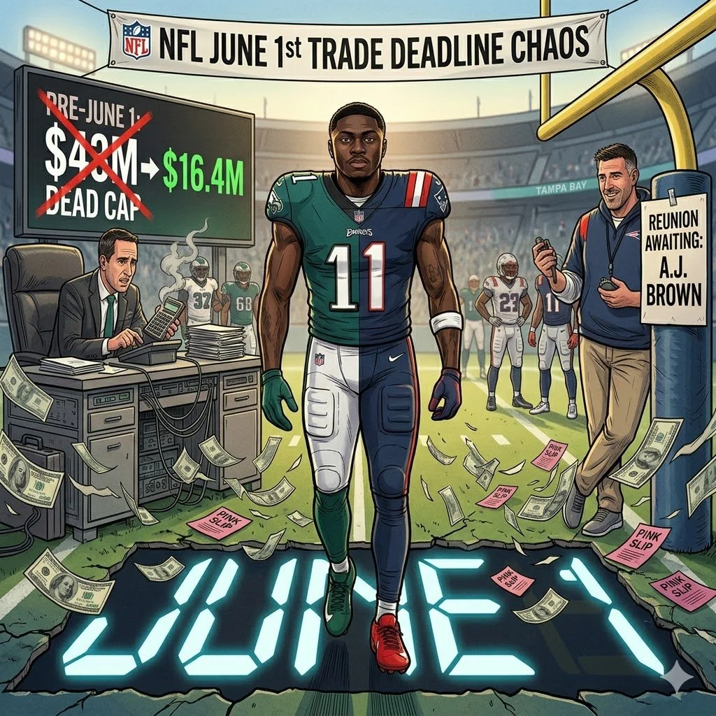 The June 1st Jailbreak: Why A.J. Brown’s flight to New England is boarding at 4:00 PM ✈️