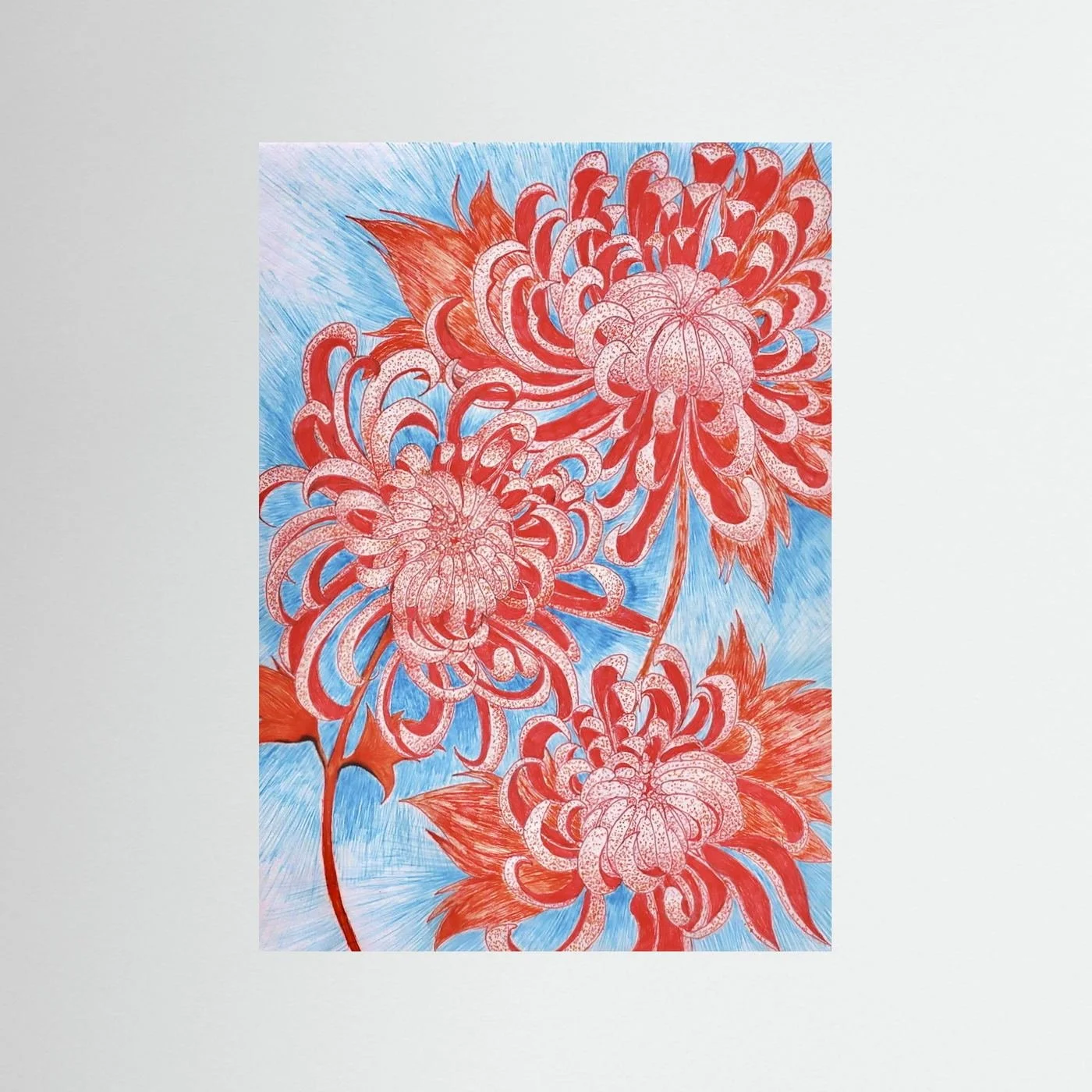 GLOWING MUM Fine Art Print