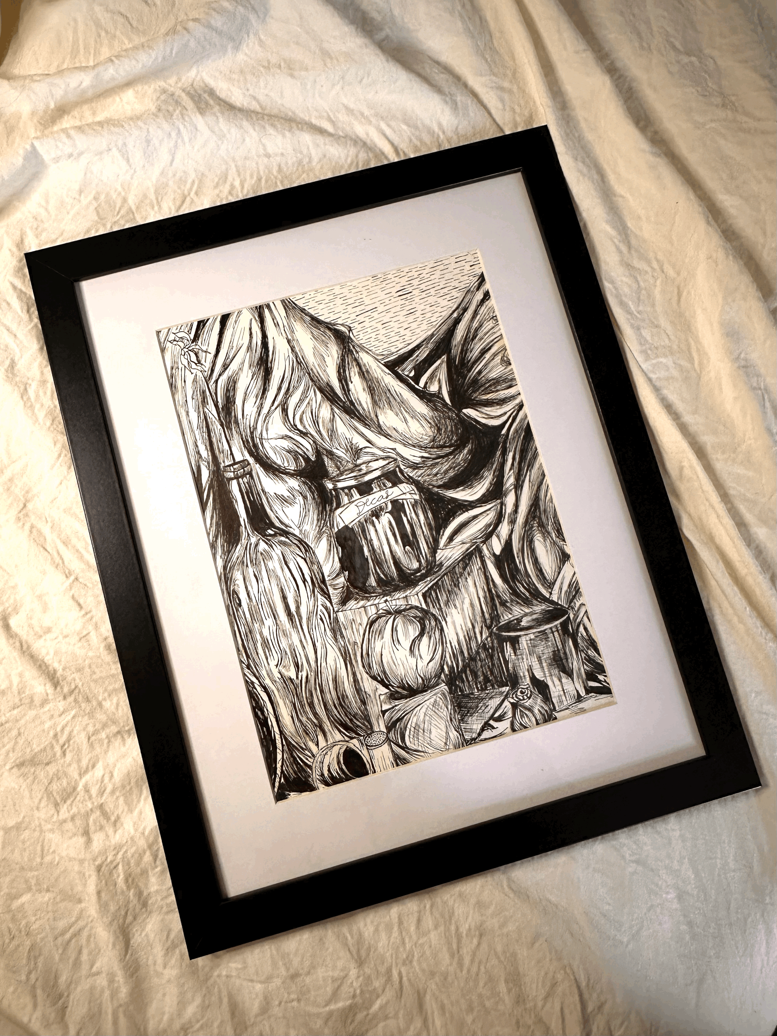 DECAF Original Framed Piece
