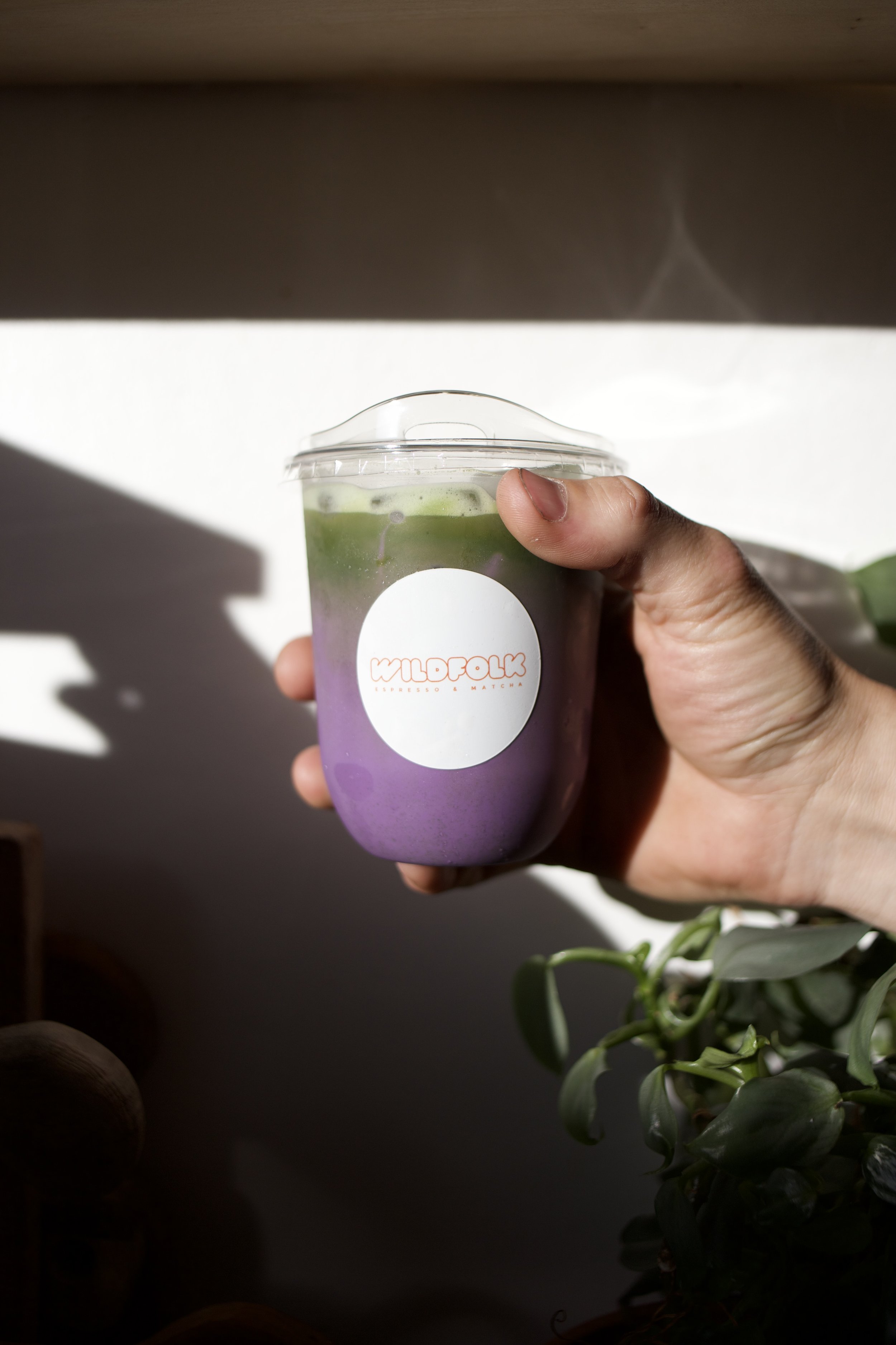 Ube Matcha Latte
