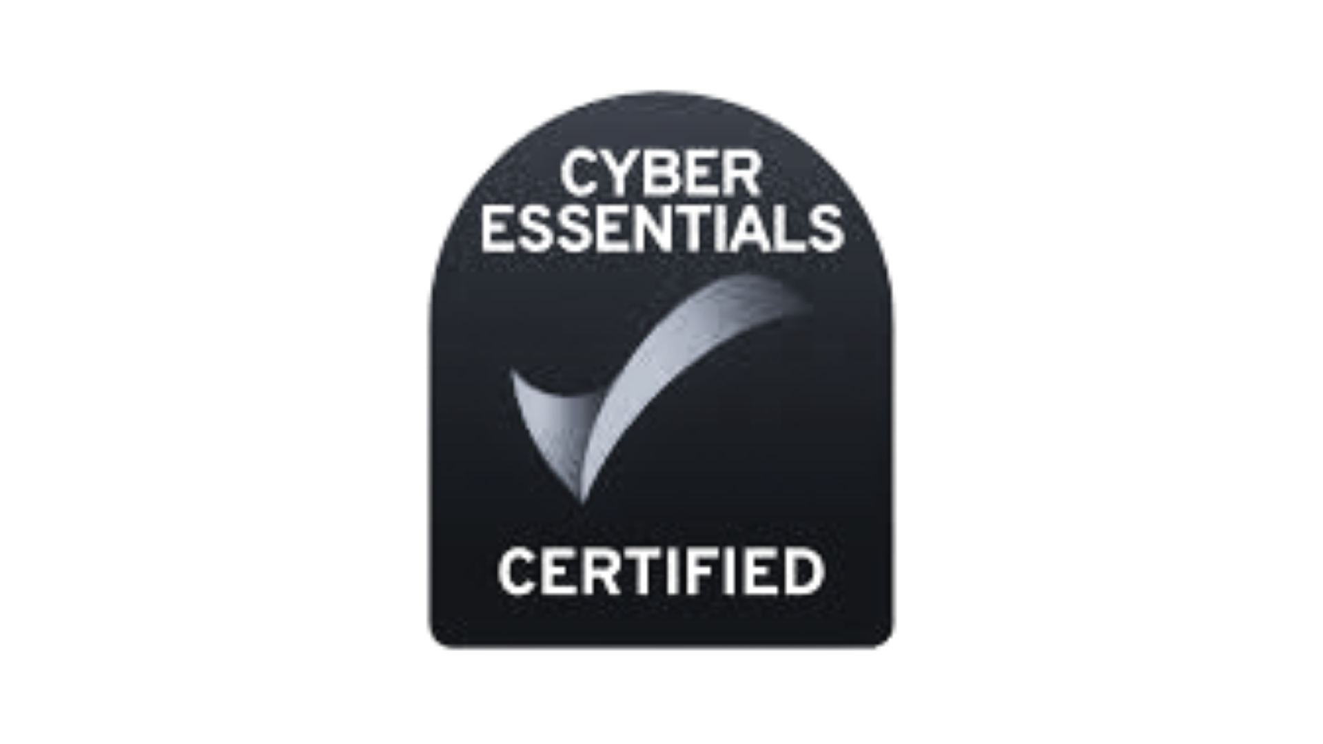 A black stamp with the words 'Cyber Essentials Certified' and a check mark.