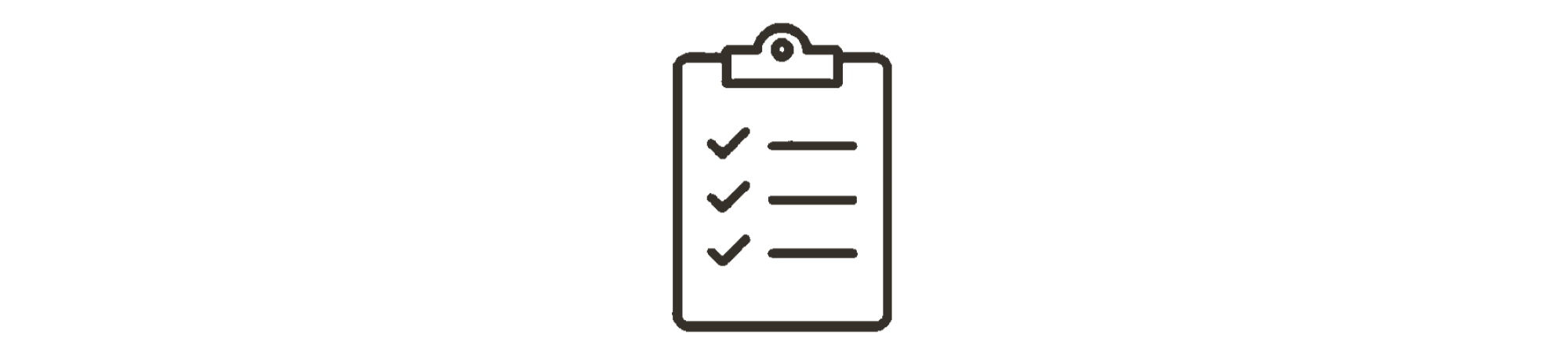 Clipboard with checklist icon