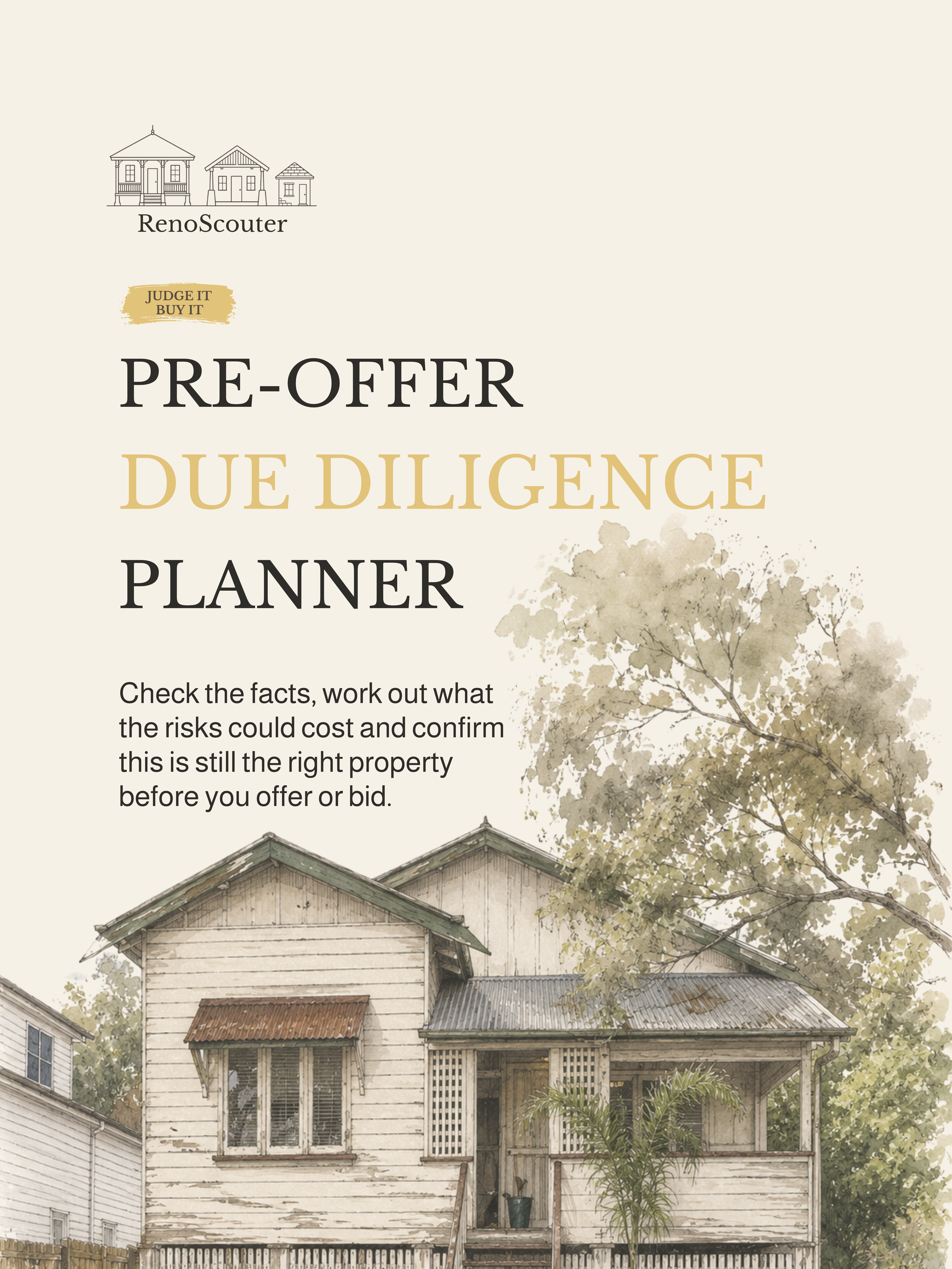 Pre-Offer Due Diligence Planner