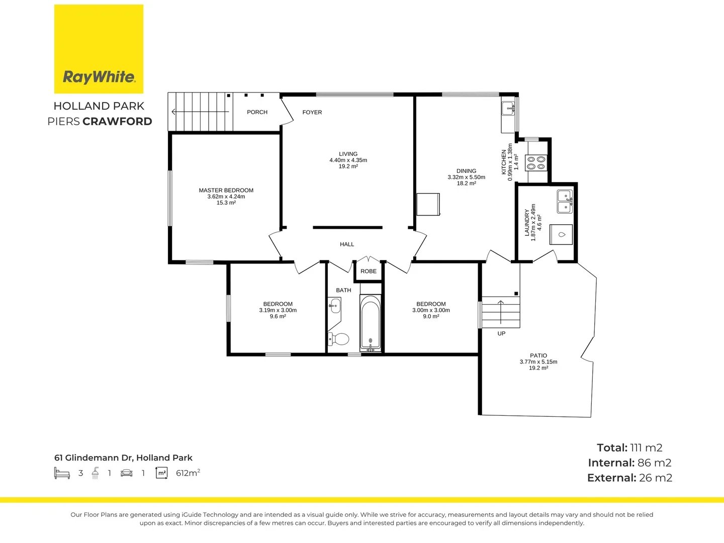 61 Glindemann Drive, Holland Park floor plan