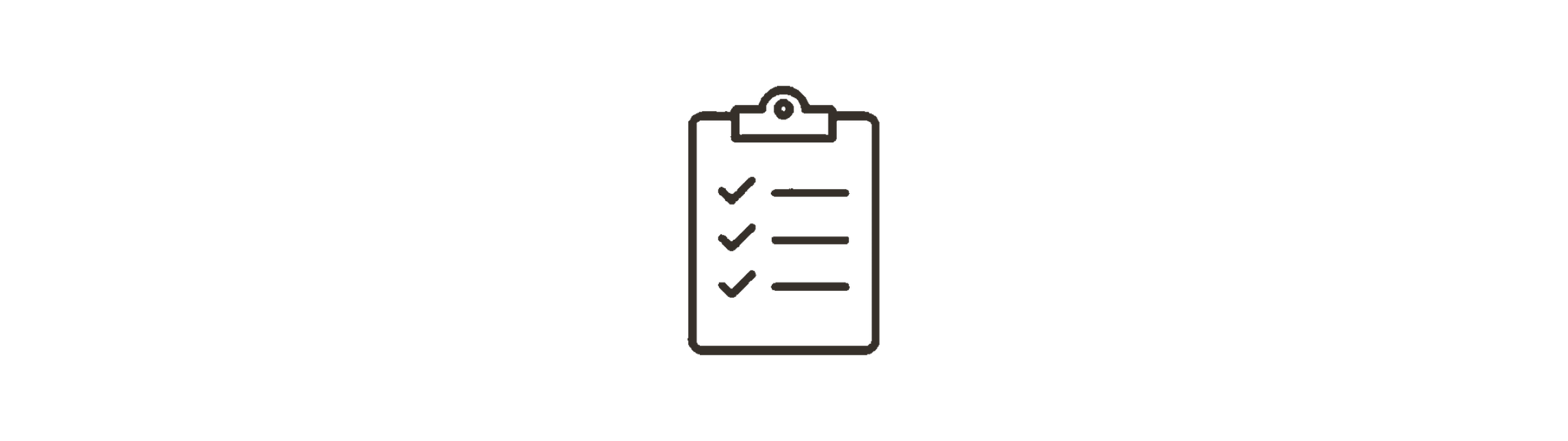 Clipboard with checklist icon