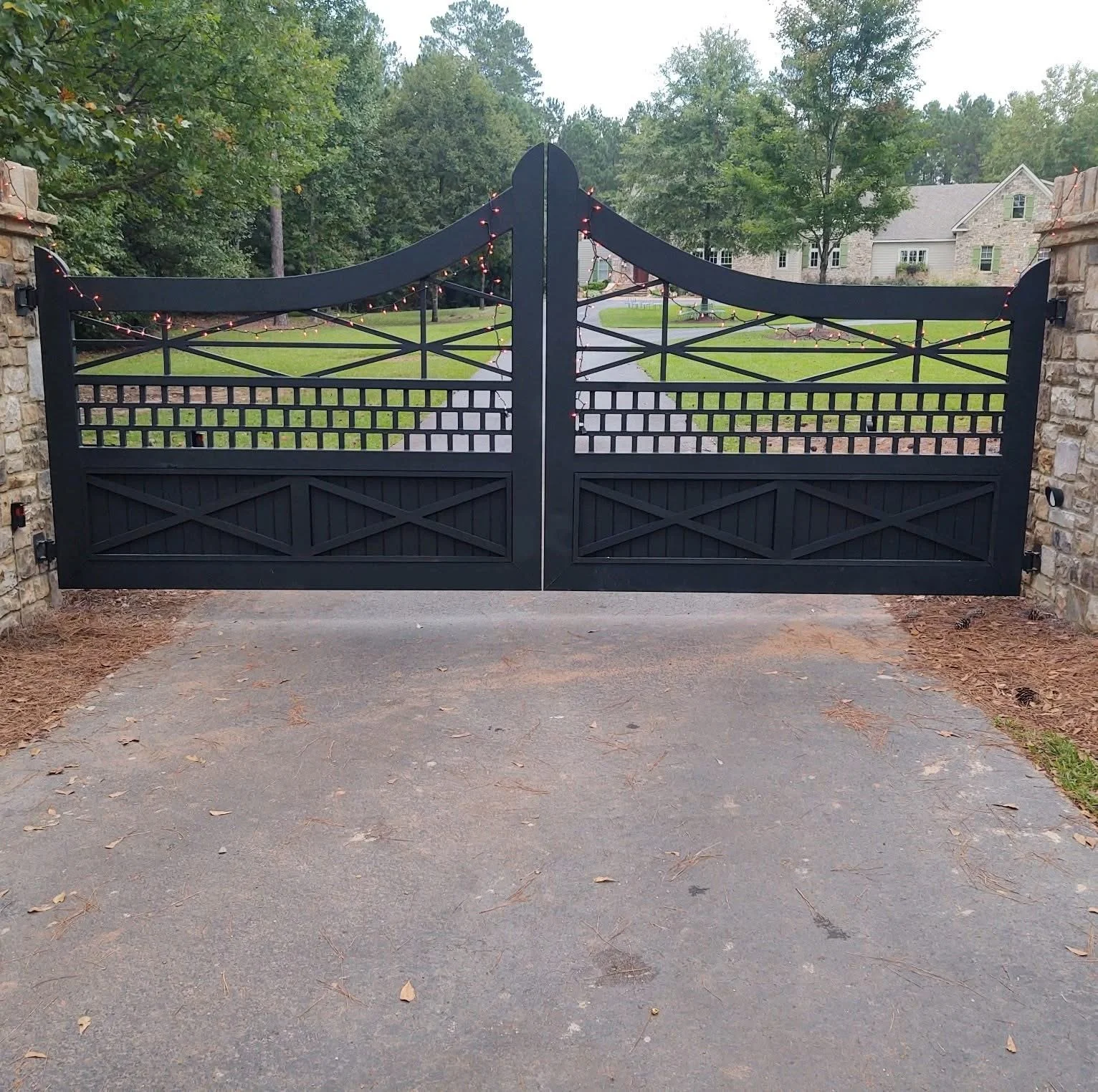 Macon GA decorative Driveway Gate