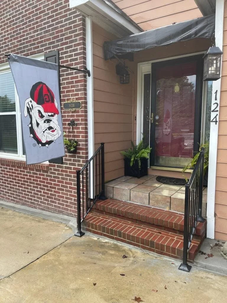 Macon GA front door Handrails