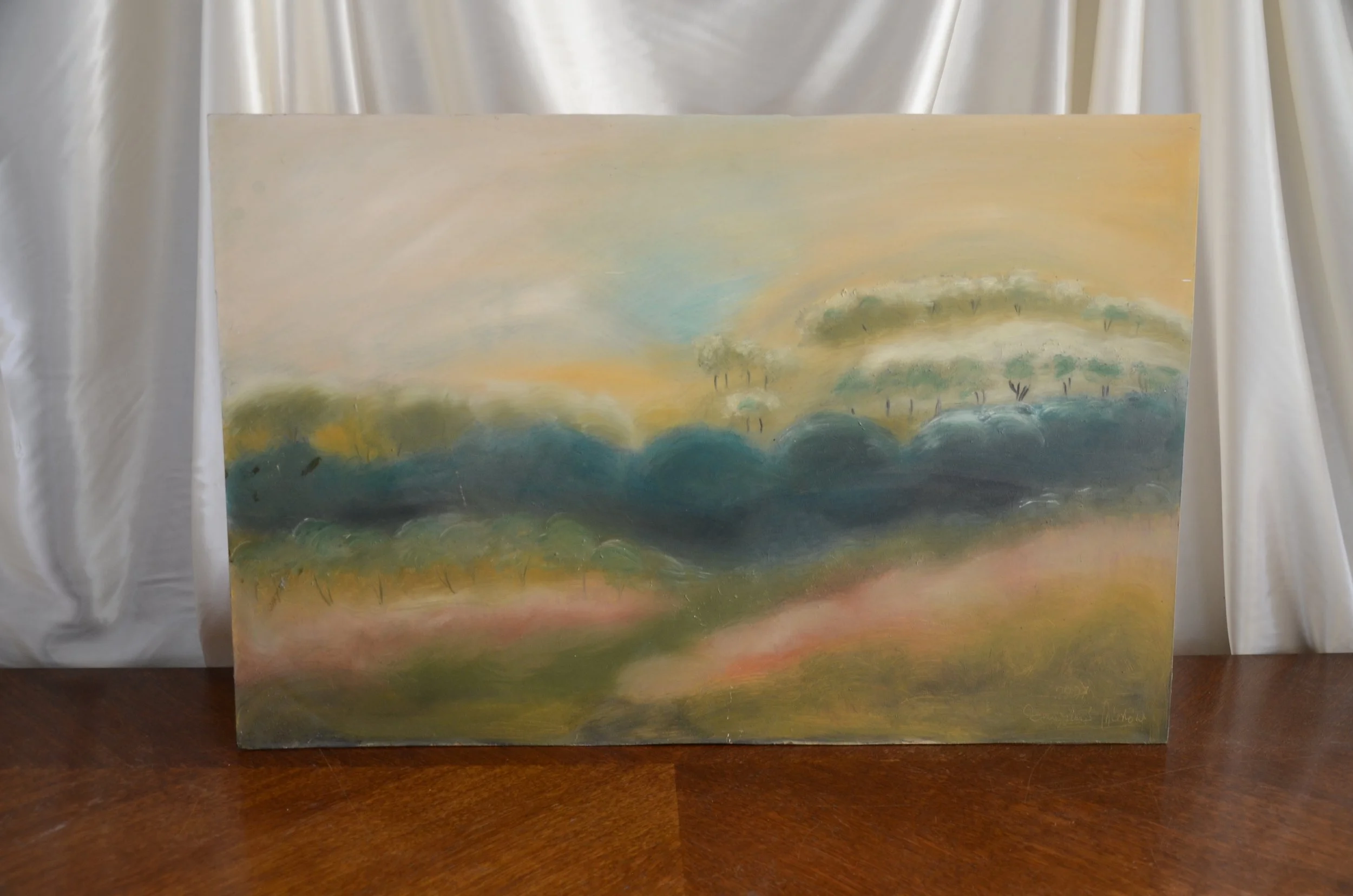 Tájkép I. | olaj farostlemezen | 2007