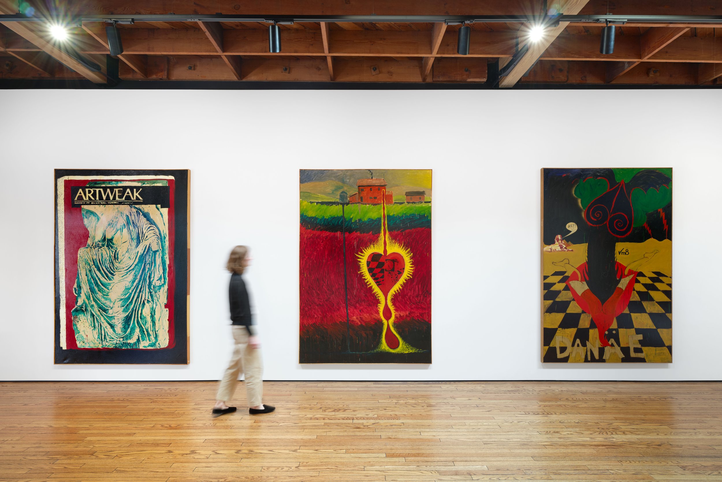 Wally Hedrick: SEX POLITICS RELIGION Installation view at Parker Gallery 2026  Photo: Paul Salveson 