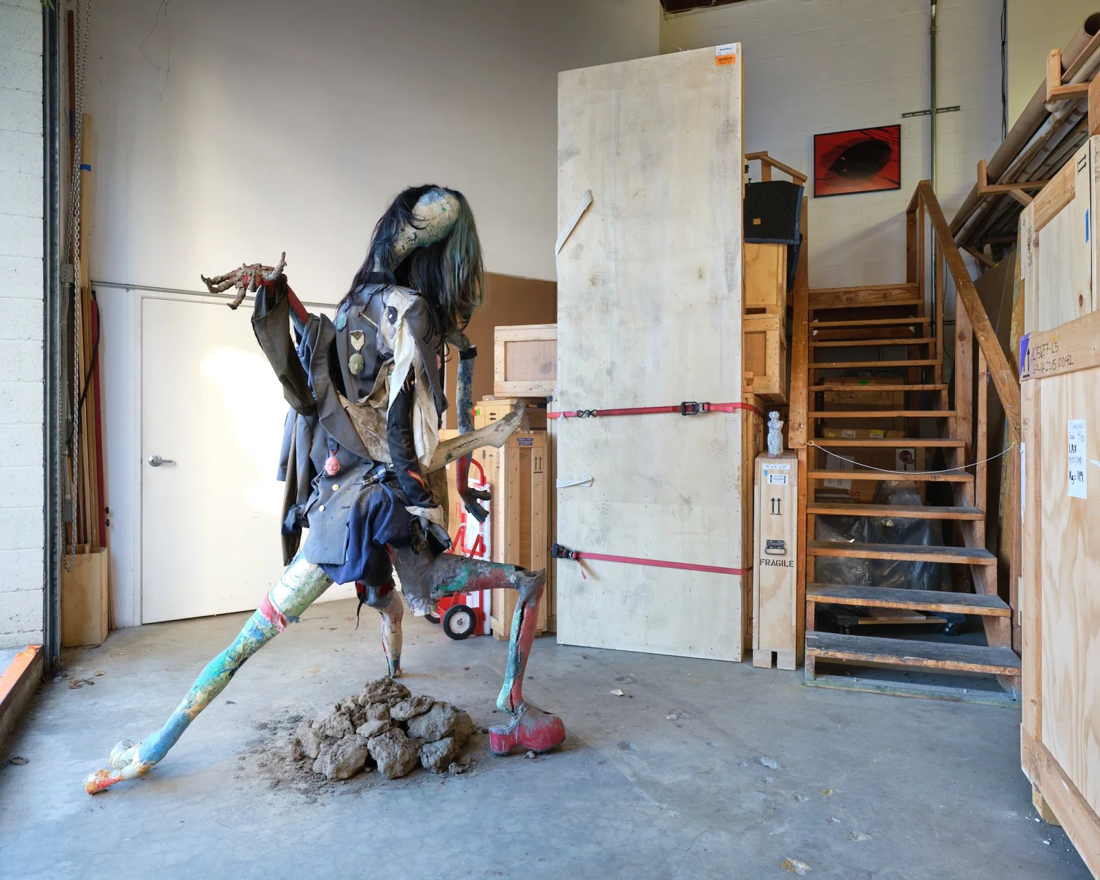  Installation view of  Phallus :: Fascinum :: Fascism , 2025. Courtesy of the artists and The Box LA. Photo: Fredrik Nilsen 