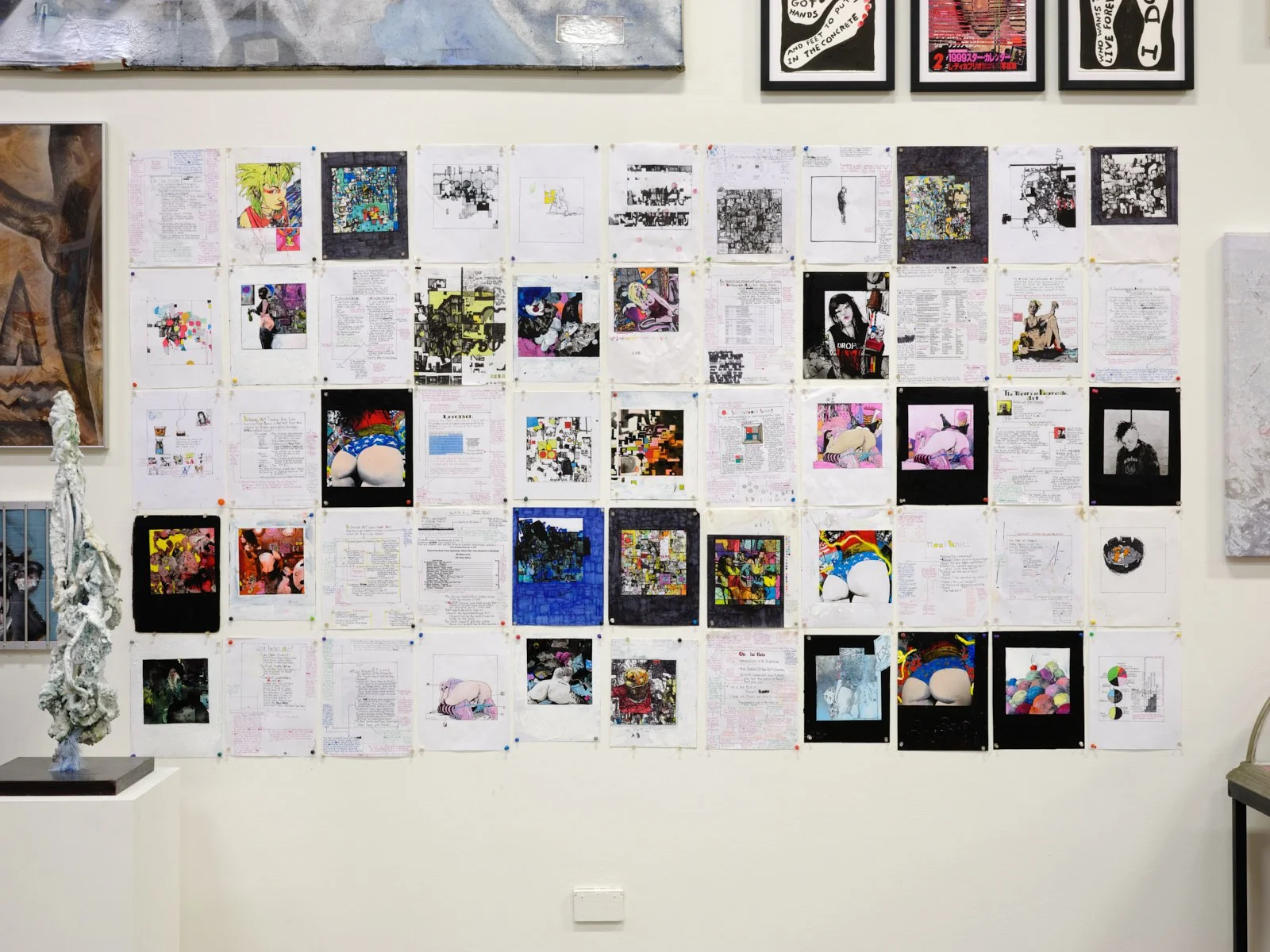  Installation view of  Phallus :: Fascinum :: Fascism , 2025. Courtesy of the artists and The Box LA. Photo: Fredrik Nilsen 