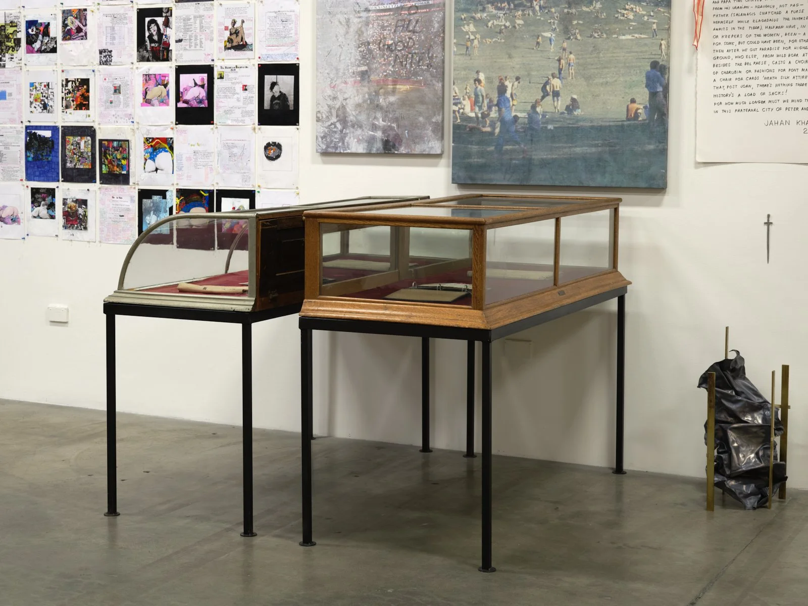  Installation view of  Phallus :: Fascinum :: Fascism , 2025. Courtesy of the artists and The Box LA. Photo: Fredrik Nilsen 