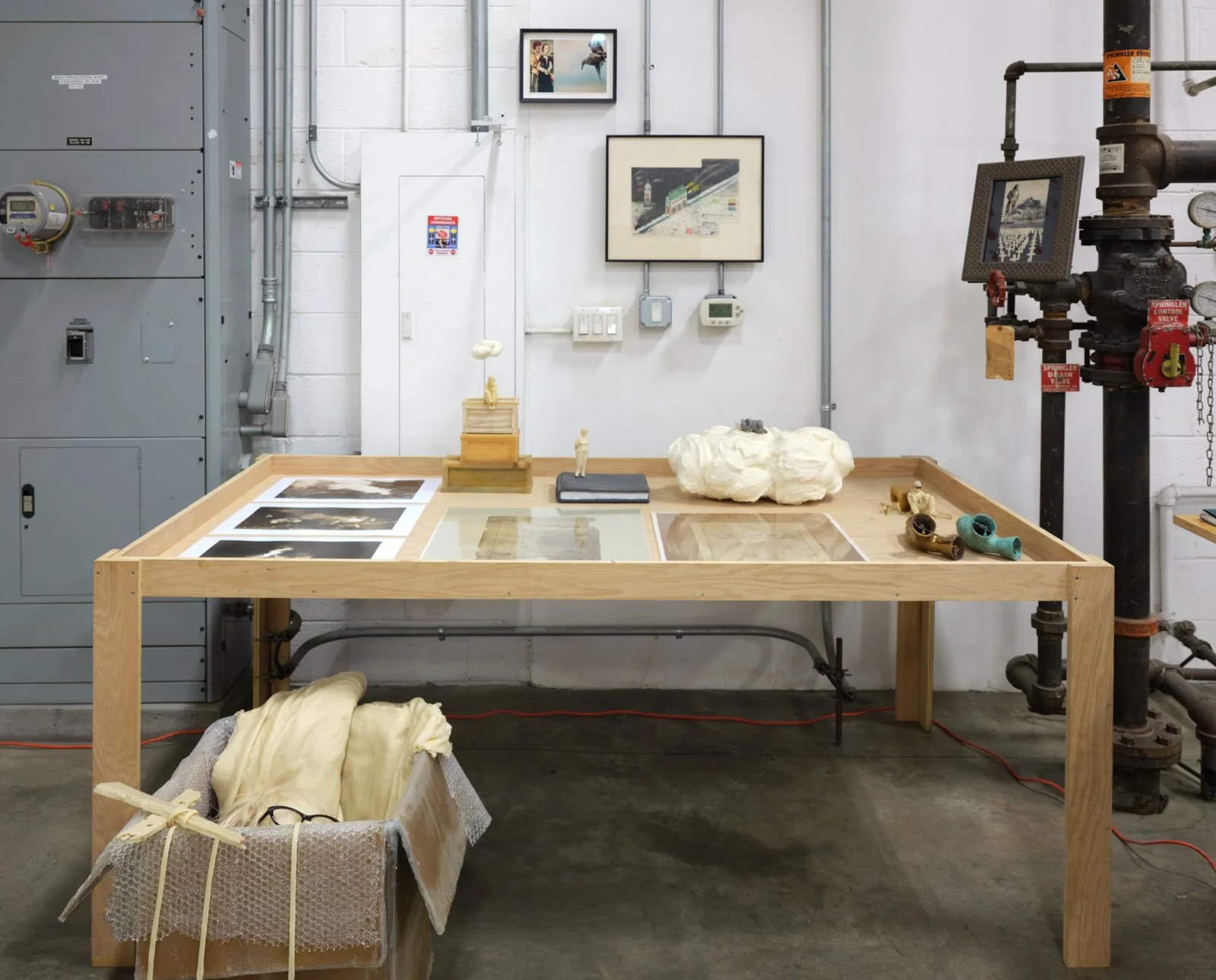  Installation view of  Phallus :: Fascinum :: Fascism , 2025. Courtesy of the artists and The Box LA. Photo: Fredrik Nilsen 