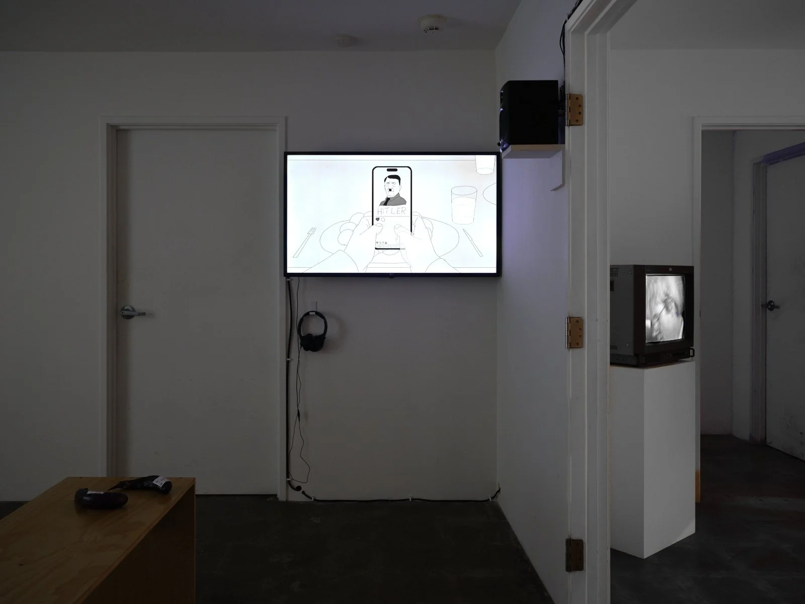 Installation view of  Phallus :: Fascinum :: Fascism , 2025. Courtesy of the artists and The Box LA. Photo: Fredrik Nilsen 