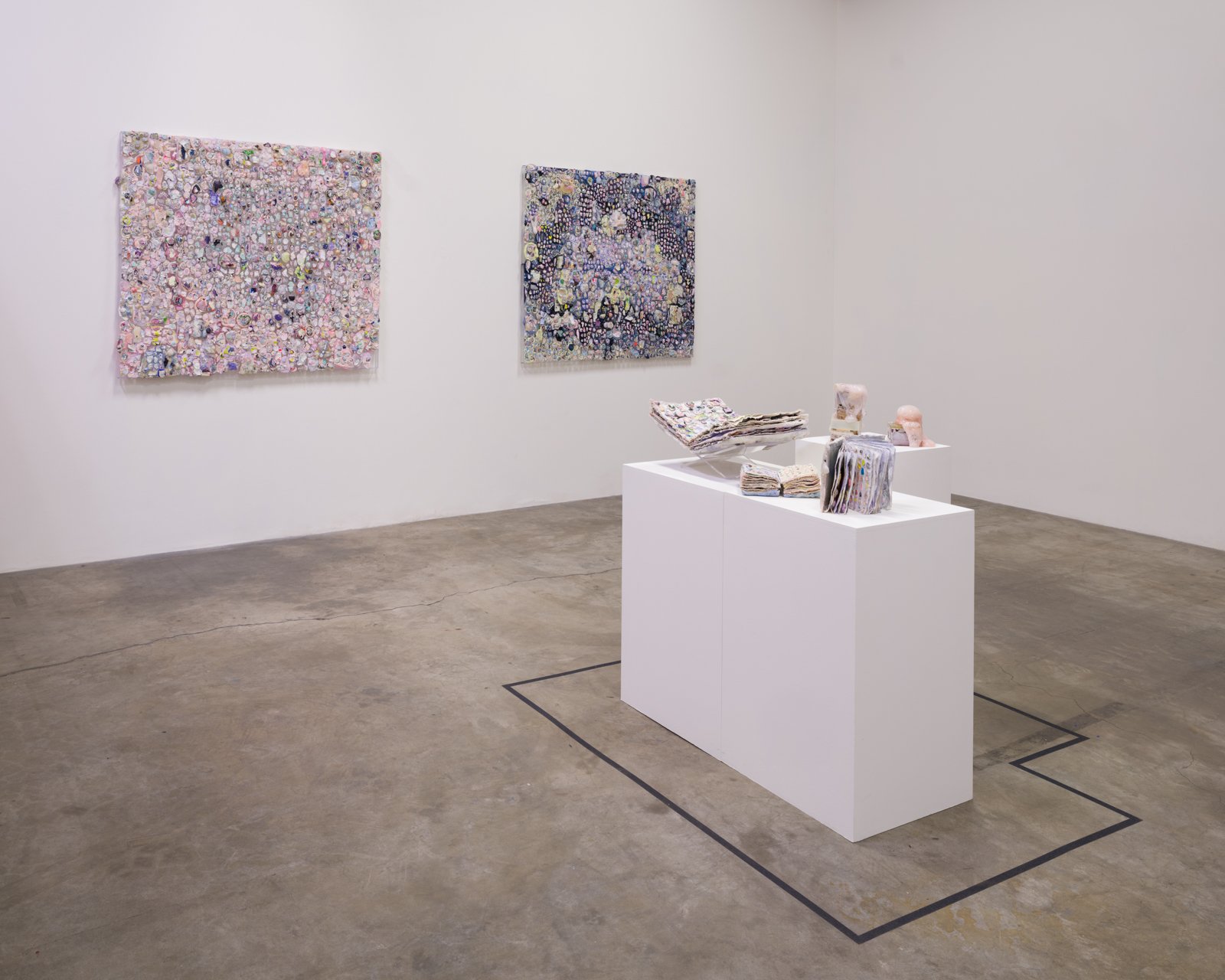  Laura Soto, fixation : process : ritual, installation view at The Box 2025.  Photo: Fredrik Nilsen 