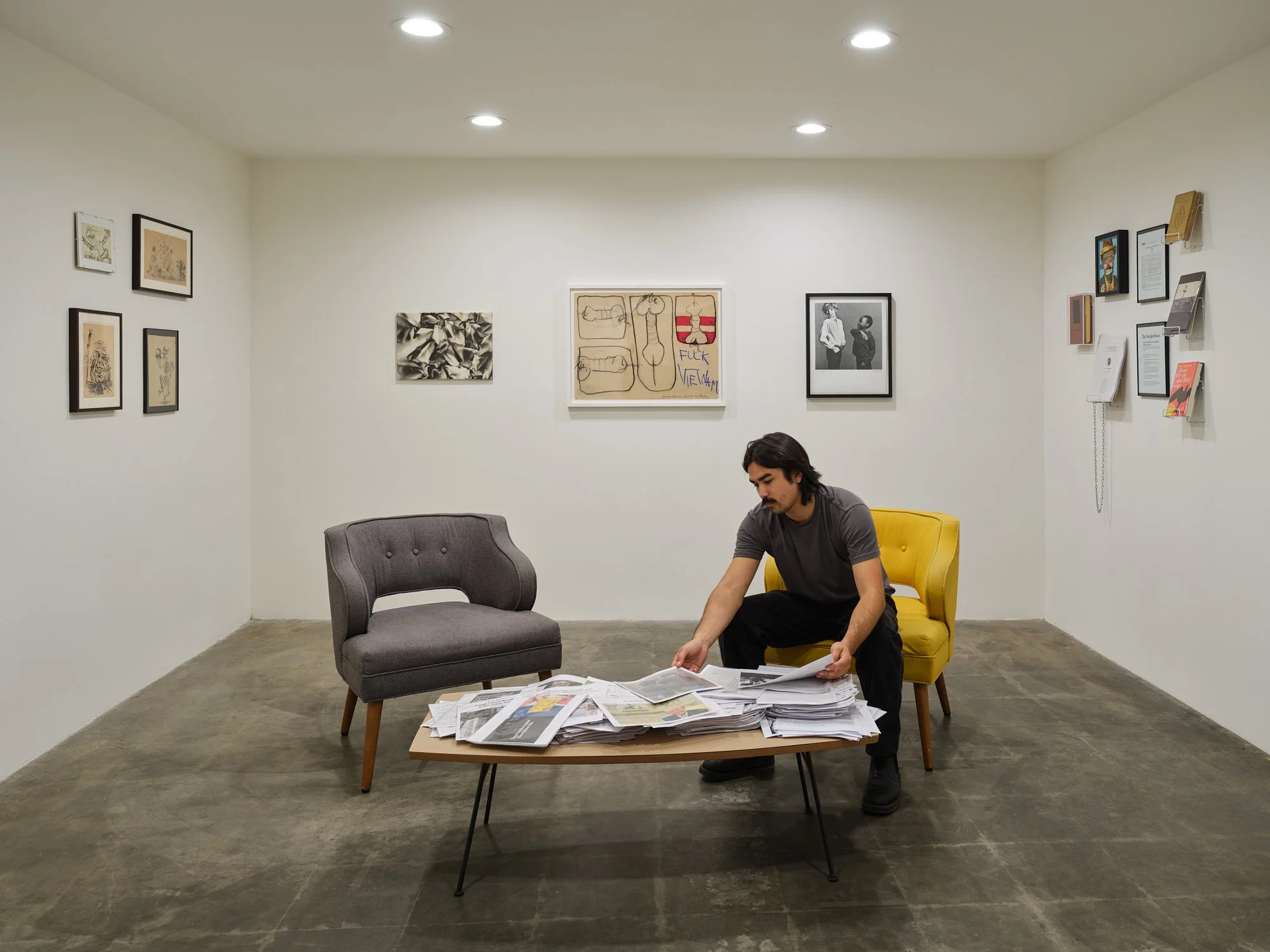  Installation view of “An America” Courtesy of the artists, Mitchell Algus Gallery, and The Box LA. Photo: Fredrik Nilsen 