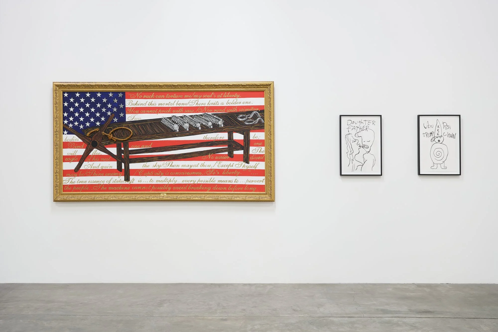  Installation view of “An America” Courtesy of the artists, Mitchell Algus Gallery, and The Box LA. Photo: Fredrik Nilsen 