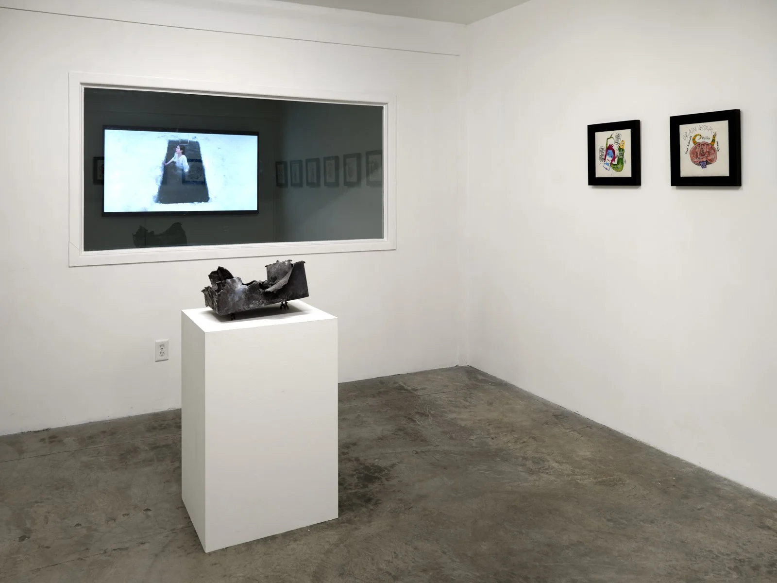  Installation view of Burn Me! at The Box, 2025 Courtesy of the artists and The Box LA. Photo: Fredrik Nilsen 