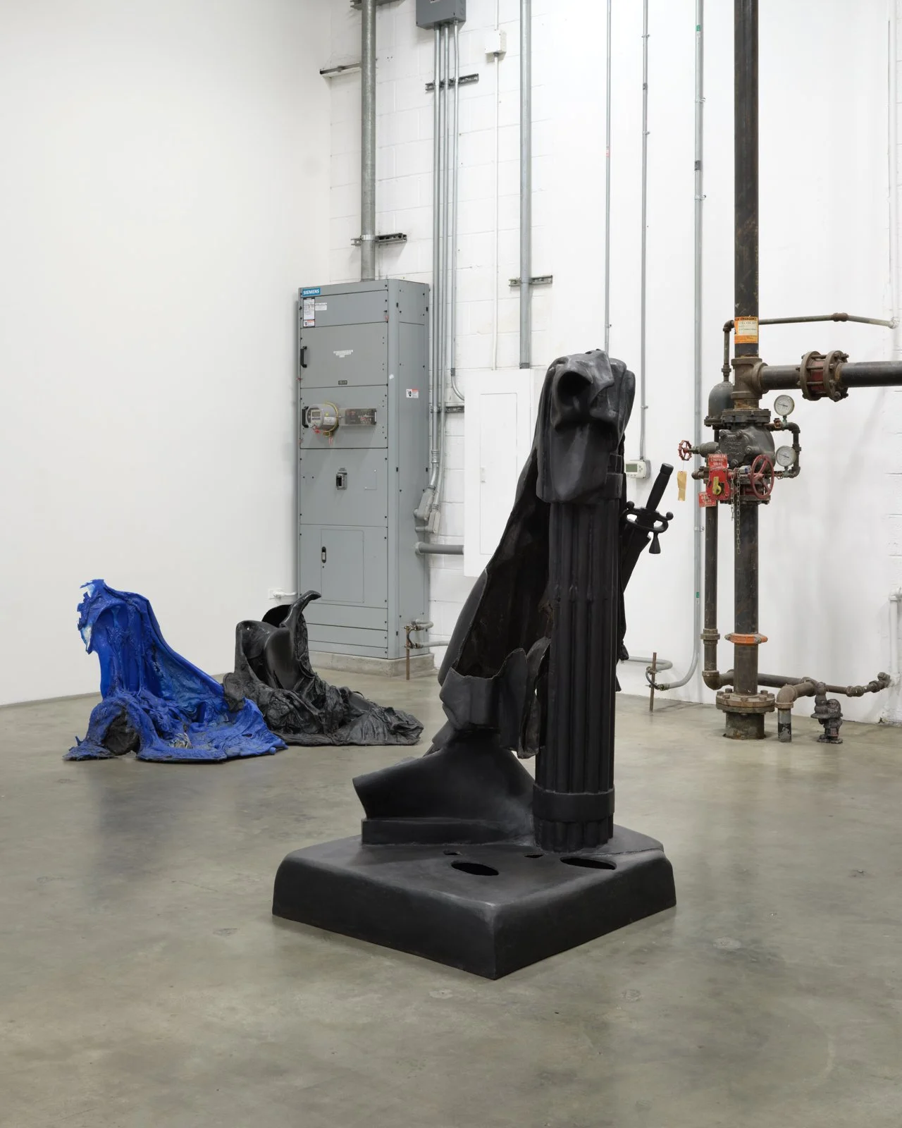 Installation view of Burn Me! at The Box, 2025 Courtesy of the artists and The Box LA. Photo: Fredrik Nilsen 