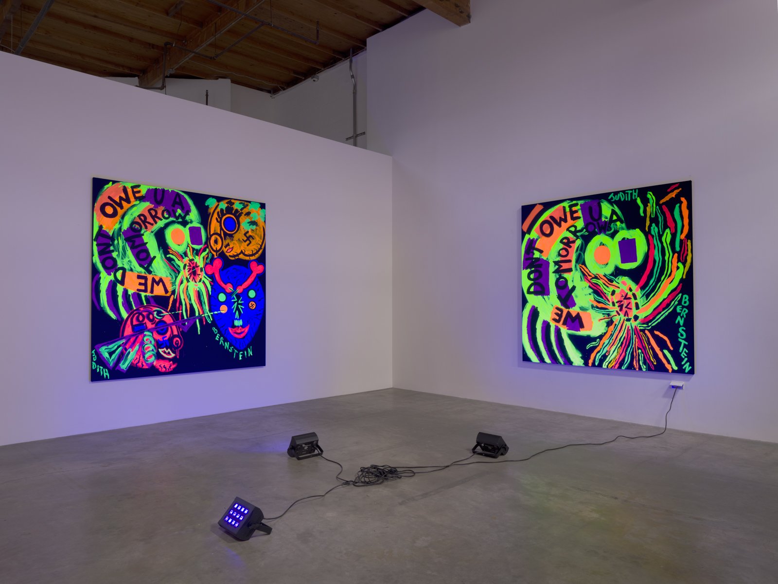   We Don’t Owe You a Tomorrow  Installation View The Box, 2023  Photo: Fredrik Nilsen 
