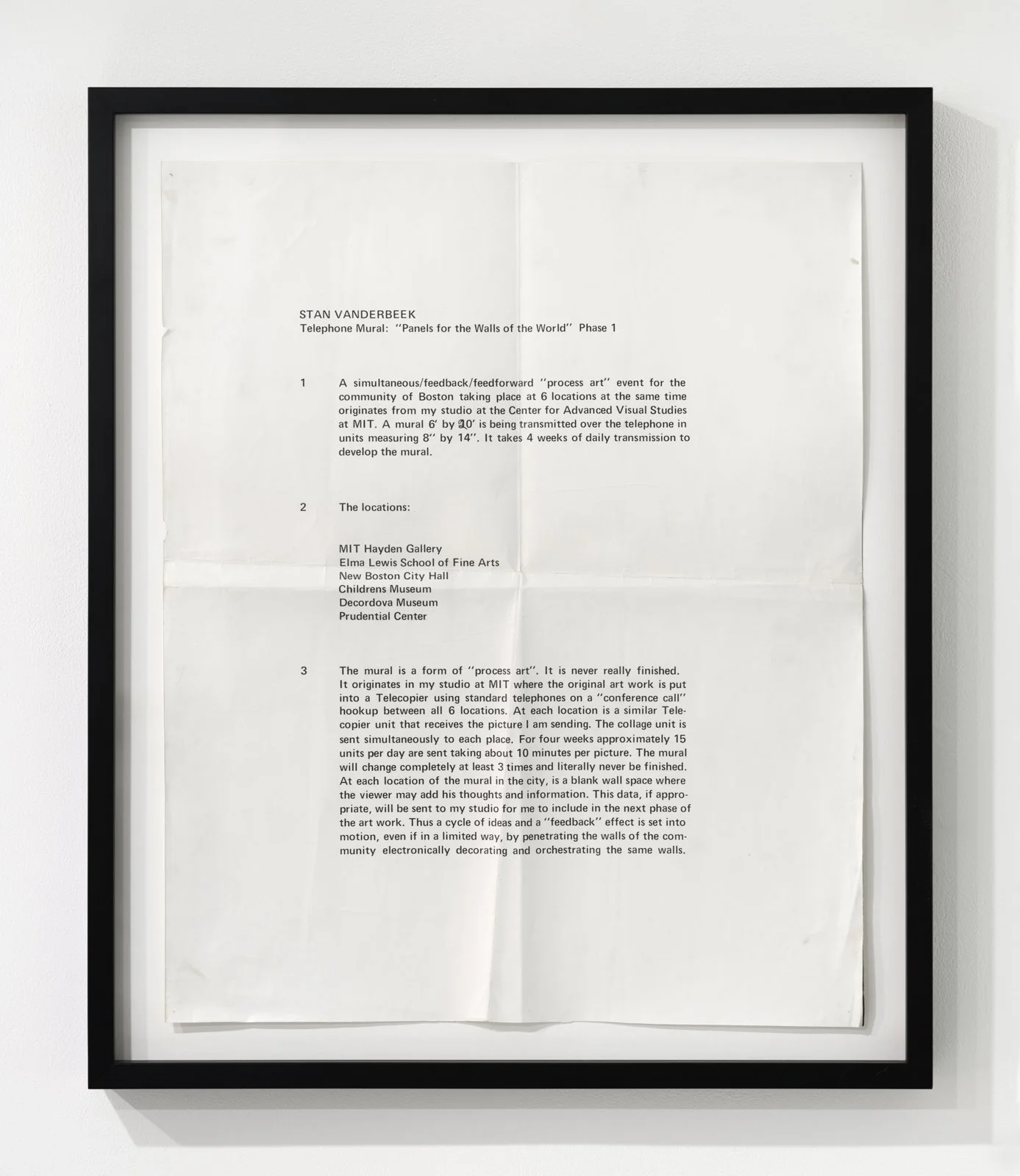  Stan VanDerBeek  Untitled (Panels for the Walls of the World Exhibition Poster),  1970  Photo: Fredrik Nilsen 