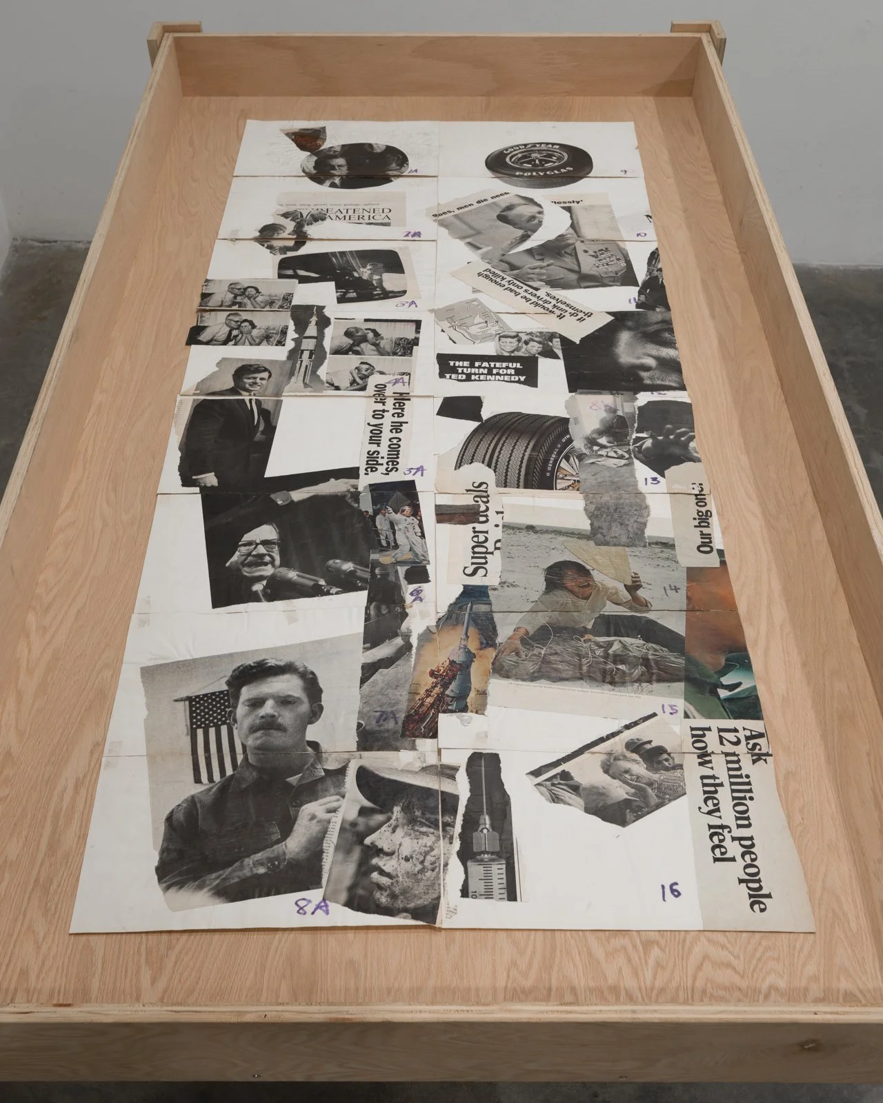  Stan VanDerBeek  Panels for the Walls of the World (Robert F. Kennedy),  1969  Photo: Fredrik Nilsen 