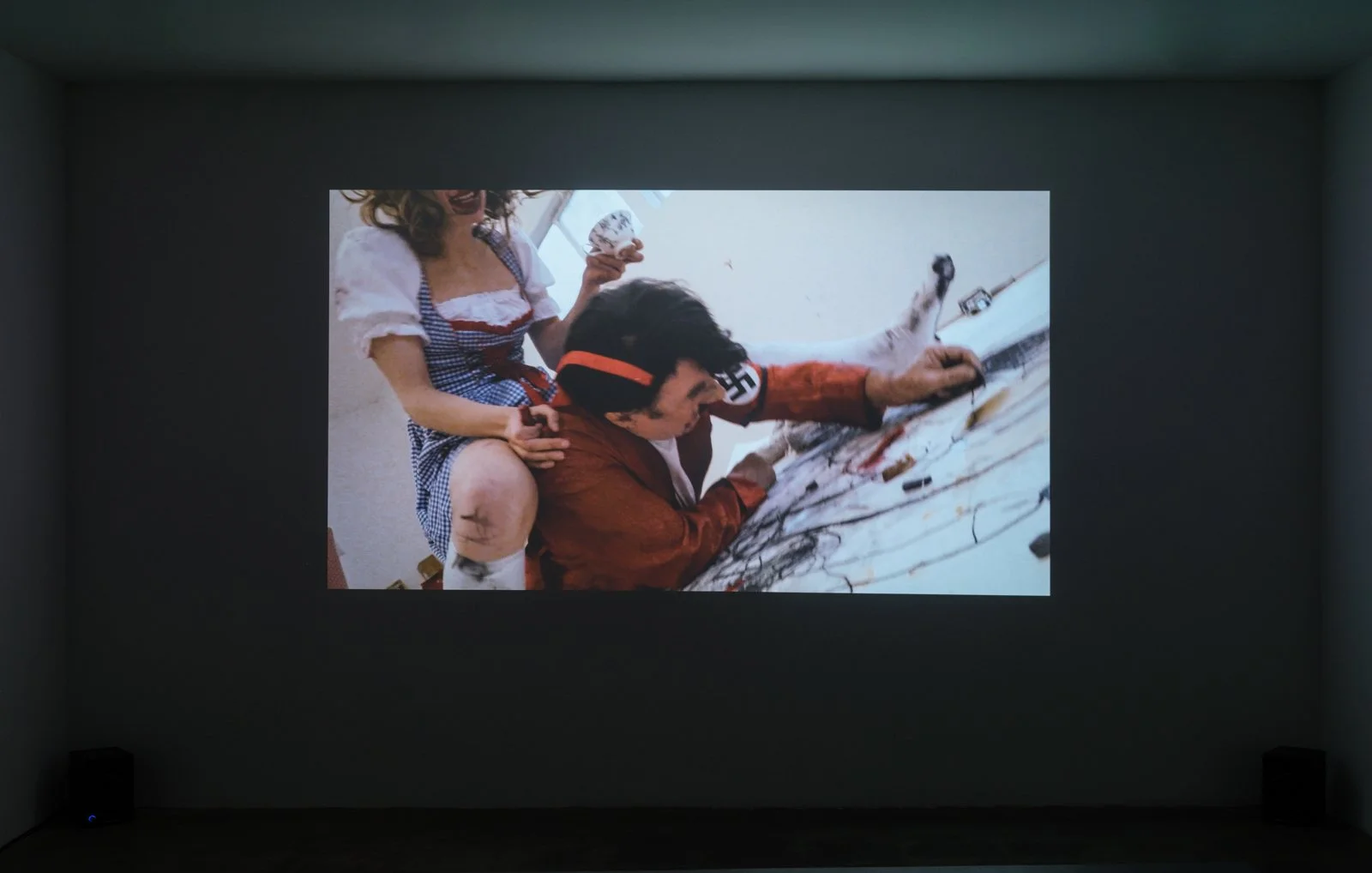  Paul McCarthy   A&amp;E, EVA ADOLF, TABLE DRAWING, Santa Anita session , 2020-2021  Photo: Fredrik Nilsen 