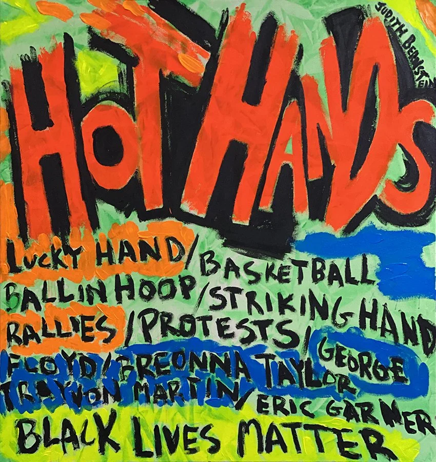  Judith Bernstein  Hot Hands (Black Lives Matter) , 2020  Photo: Fredrik Nilsen 