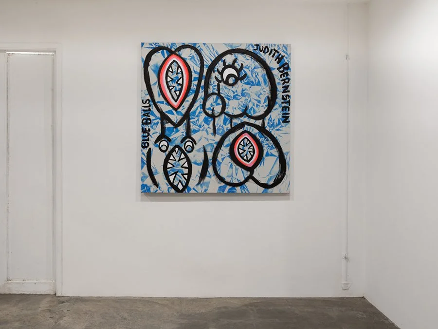  Judith Bernstein  Blue Balls (Blue) , 2019  Photo: Fredrik Nilsen 