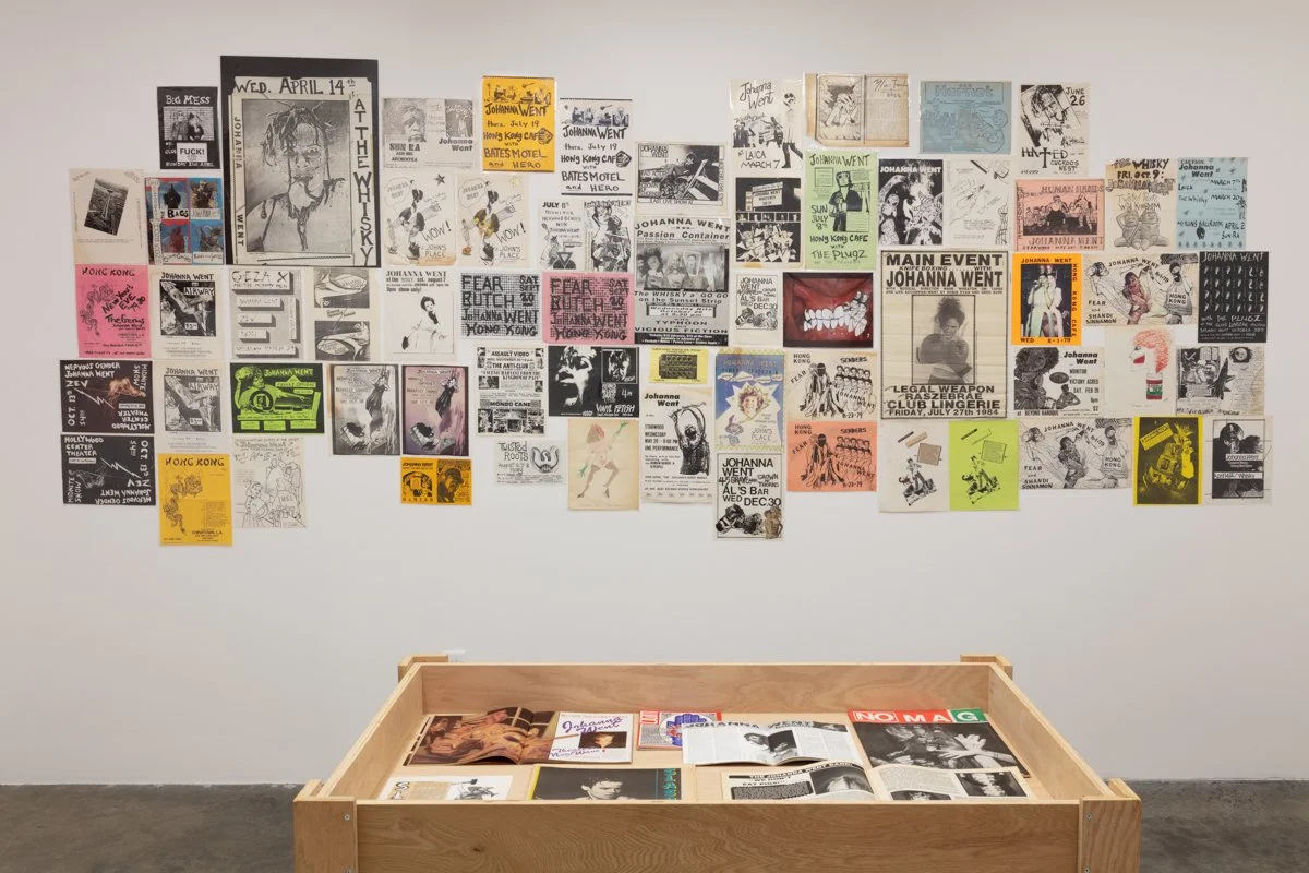  Johanna Went   Original performance flyers , late 1970s - early 1980s  Photo: Fredrik Nilsen 