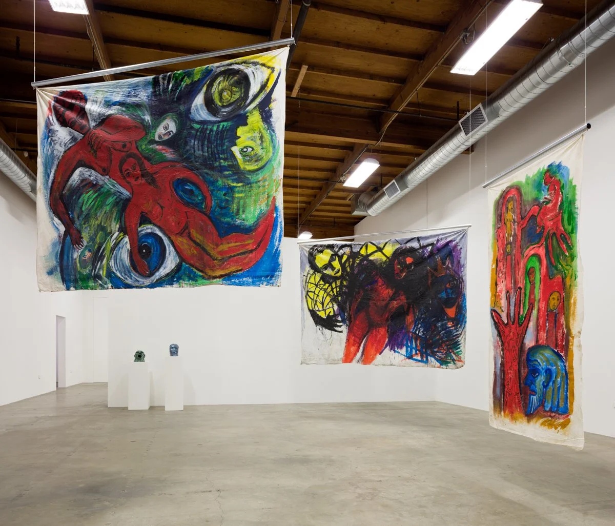   THEY WON'T SURVIVE WITHOUT THE BIRD SONGS  Installation View The Box, 2019  Photo: Fredrik Nilsen 