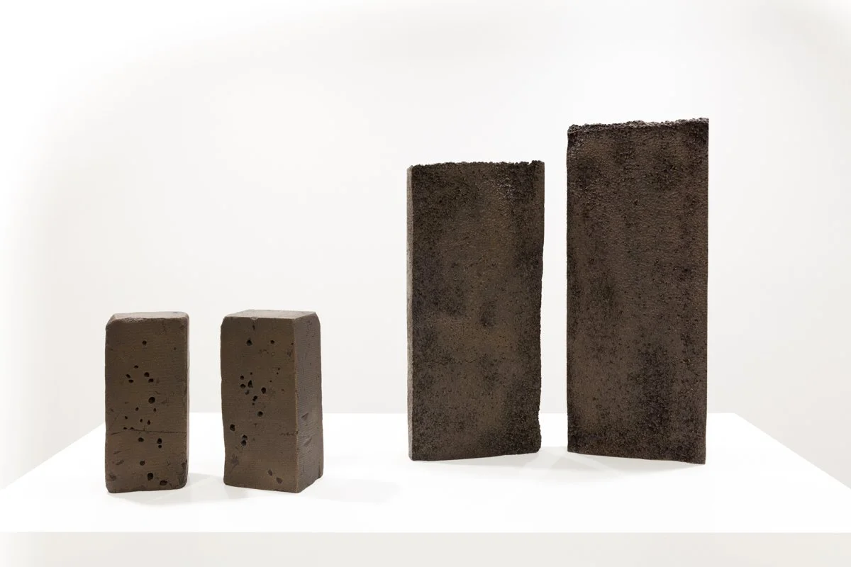  Sarah Conaway Left:  [II] , 2018; Right:  Tablets , 2018  Photo: Fredrik Nilsen 