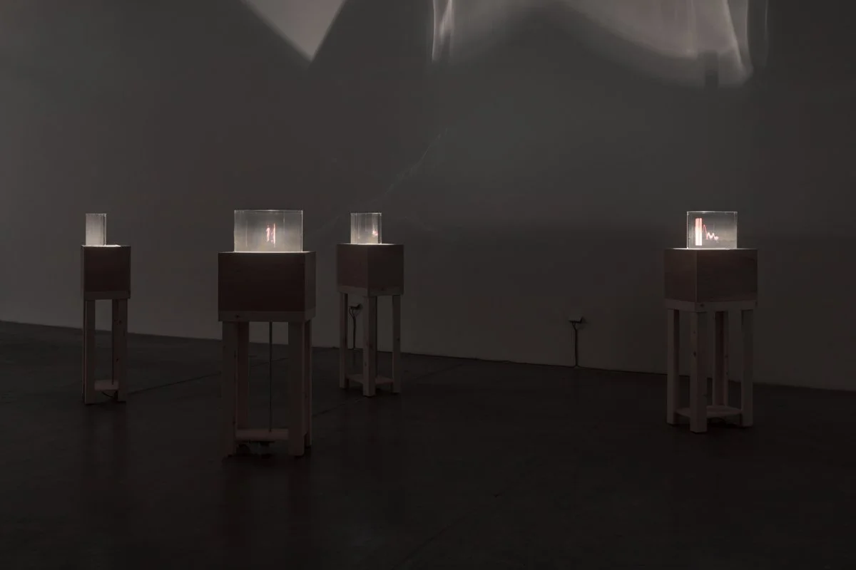   Time Smear  Installation View The Box, 2018  Photo: Fredrik Nilsen 