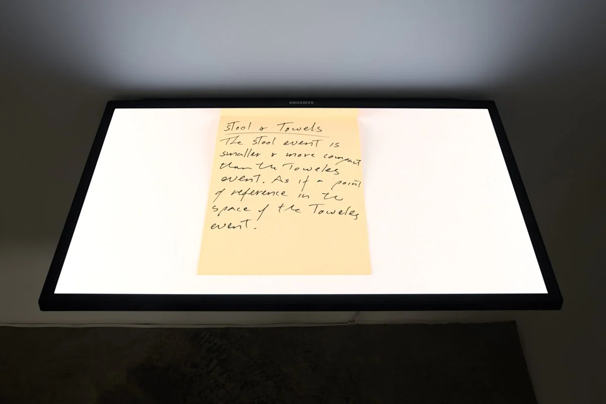  Simone Forti  Towel Notebook , 2015  Photo: Fredrik Nilsen 