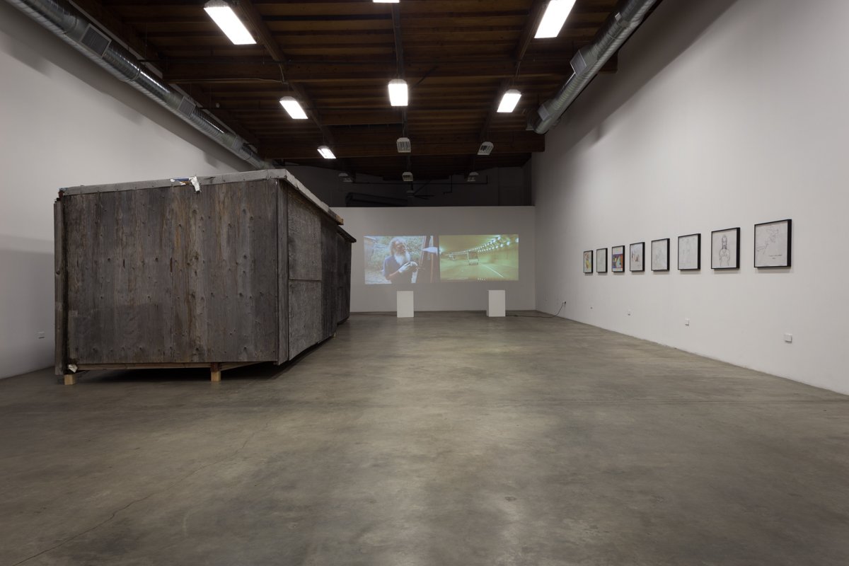   The Painting Sheds &amp; Paris  Installation View The Box, 2015  Photo: Fredrik Nilsen 