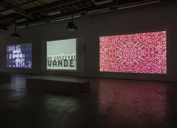   Poemfield  Installation View The Box, 2014  Photo: Fredrik Nilsen 