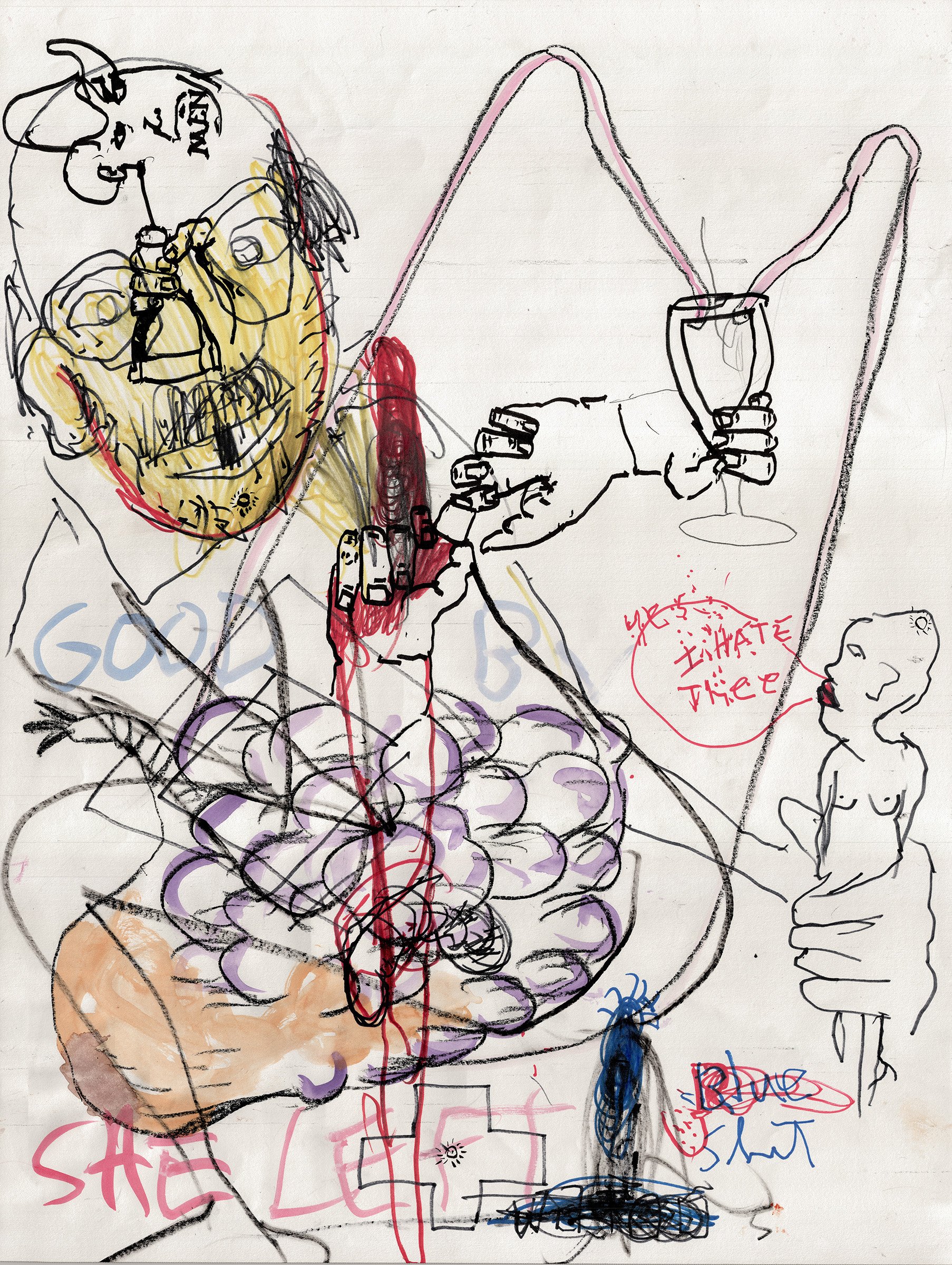 Men in LA: Three Generations of Drawings