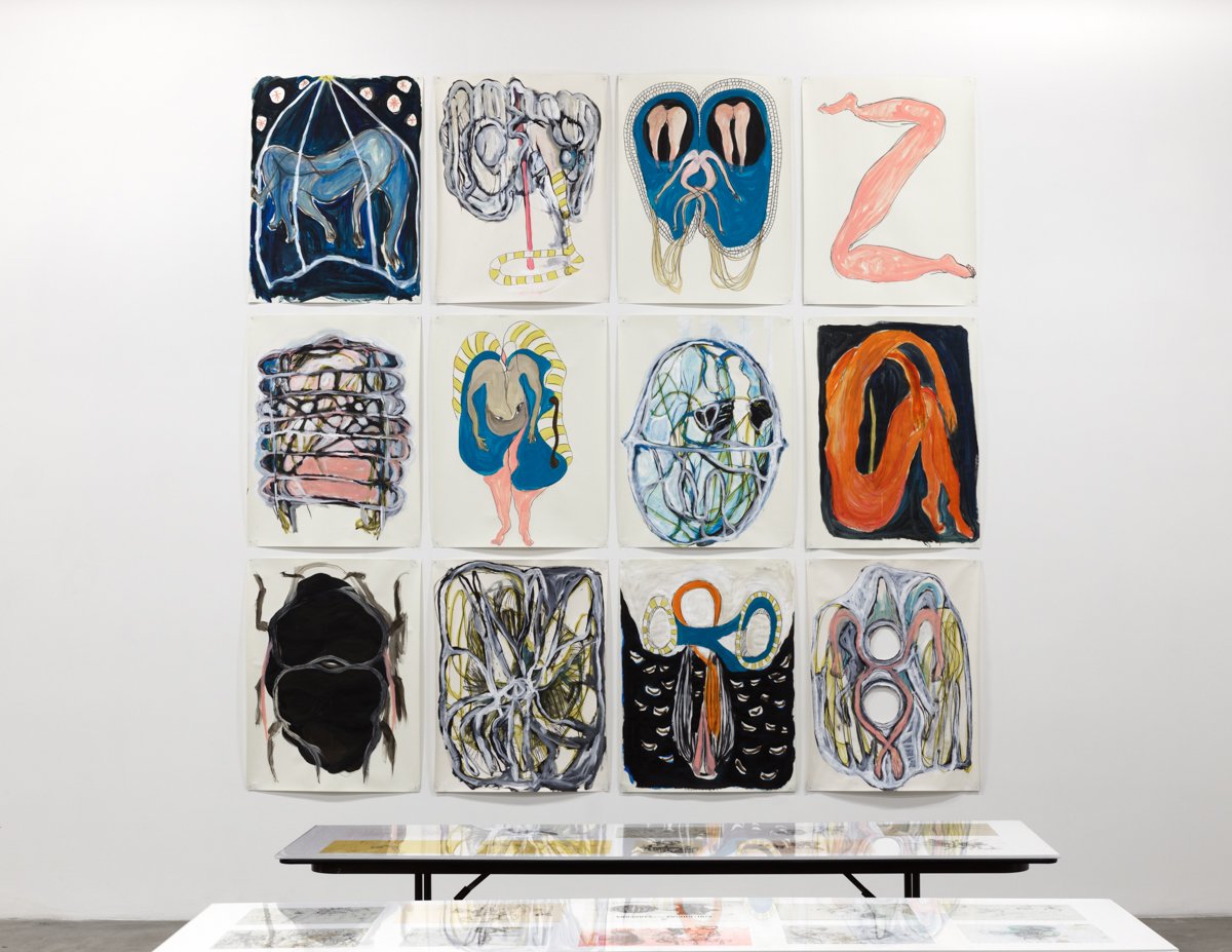   Men in LA: Three Generations of Drawings  Installation View The Box, 2014  Photo: Fredrik Nilsen 